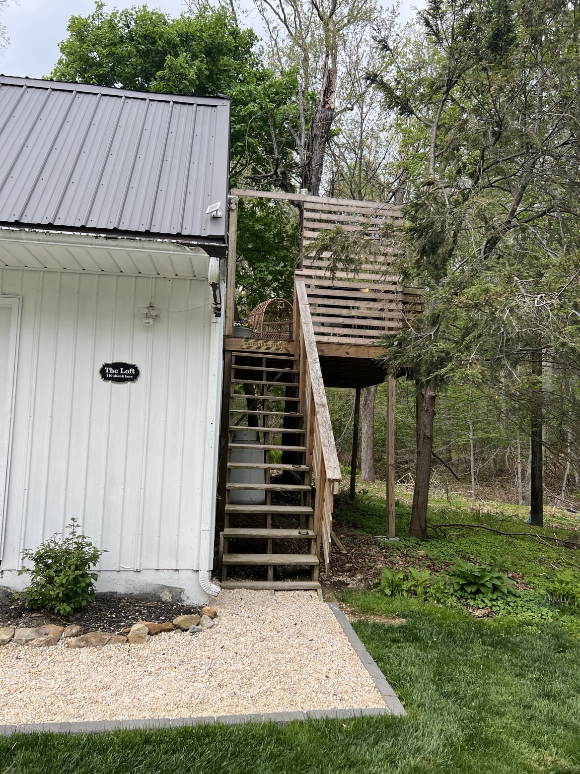 The barn exterior at The Loft